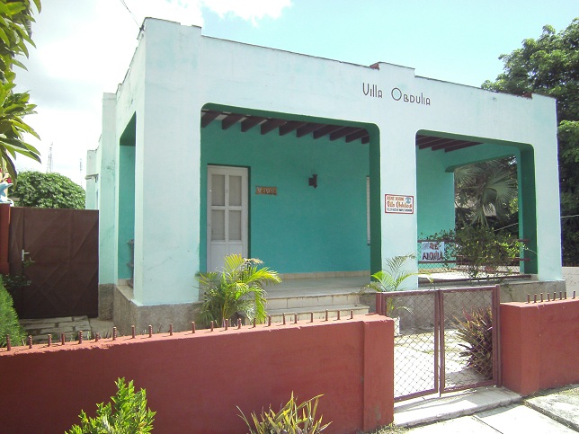 'Vista frontal' Casas particulares are an alternative to hotels in Cuba.